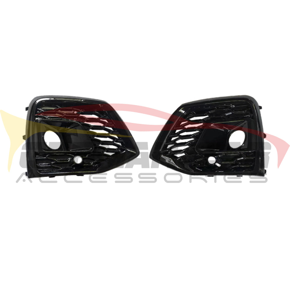 2021+ Audi Rsq5 Style Fog Light Grilles | B9.5 Q5/Sq5 Front