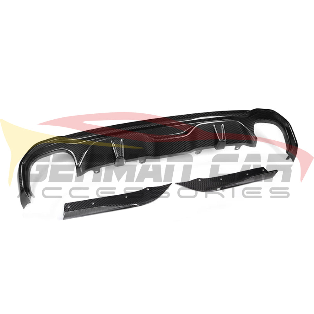 2021+ Bmw 4-Series Carbon Fiber 3 Piece Rear Diffuser | G26 Diffusers