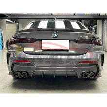 Load image into Gallery viewer, 2021+ Bmw 4-Series Carbon Fiber 3D Style 3 Piece Rear Diffuser | G22
