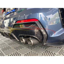 Load image into Gallery viewer, 2021+ Bmw 4-Series Carbon Fiber 3D Style 3 Piece Rear Diffuser | G22
