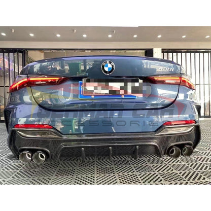 2021+ Bmw 4-Series Carbon Fiber 3D Style 3 Piece Rear Diffuser | G22