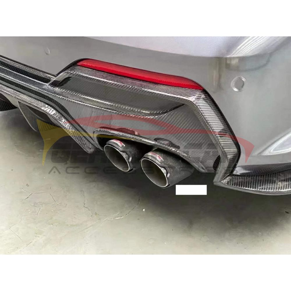 2021+ Bmw 4-Series Carbon Fiber 3D Style 3 Piece Rear Diffuser | G22