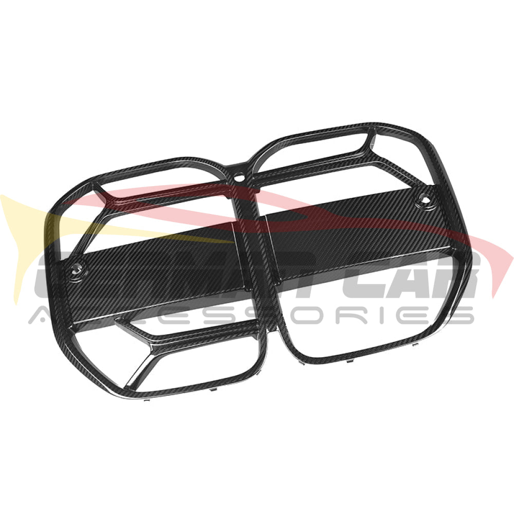 2021+ Bmw 4-Series Carbon Fiber Csl Style Kidney Grilles | G22