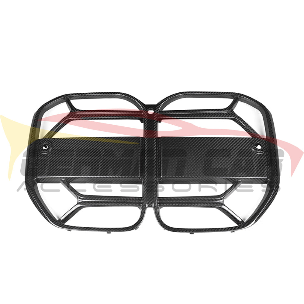 2021+ Bmw 4-Series Carbon Fiber Csl Style Kidney Grilles | G22