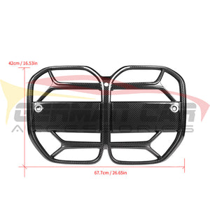 2021+ Bmw 4-Series Carbon Fiber Csl Style Kidney Grilles | G22