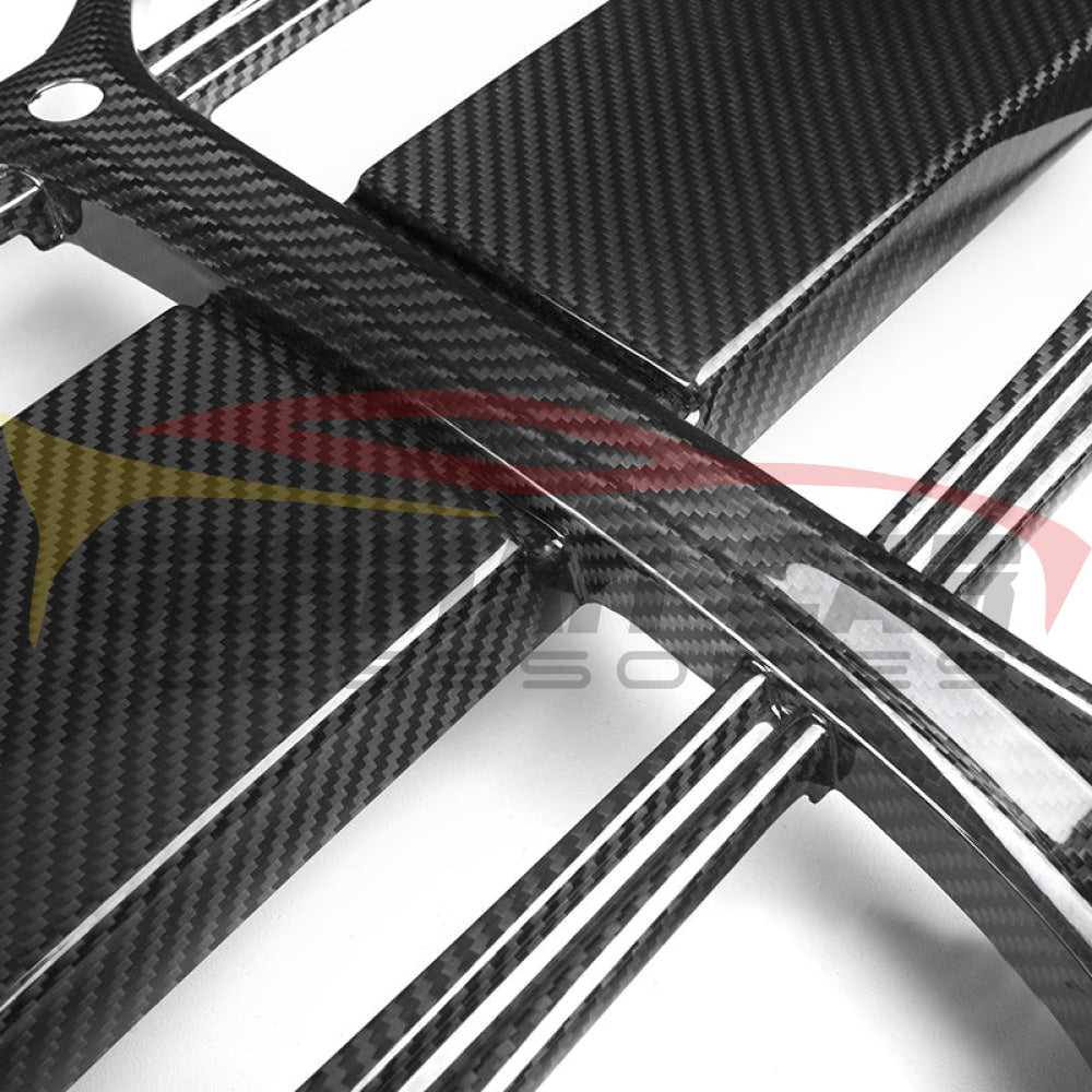 2021+ Bmw 4-Series Carbon Fiber Csl Style Kidney Grilles | G26