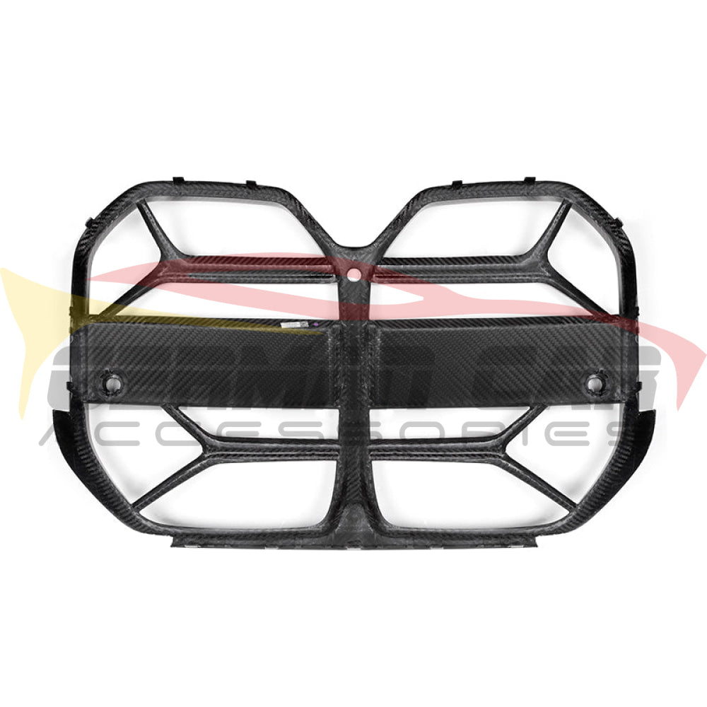 2021+ Bmw 4-Series Carbon Fiber Csl Style Kidney Grilles | G26