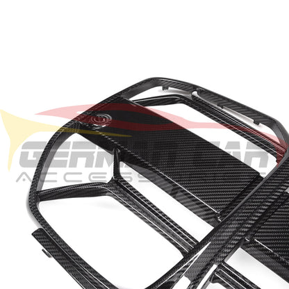 2021+ Bmw 4-Series Carbon Fiber Csl Style Kidney Grilles | G26