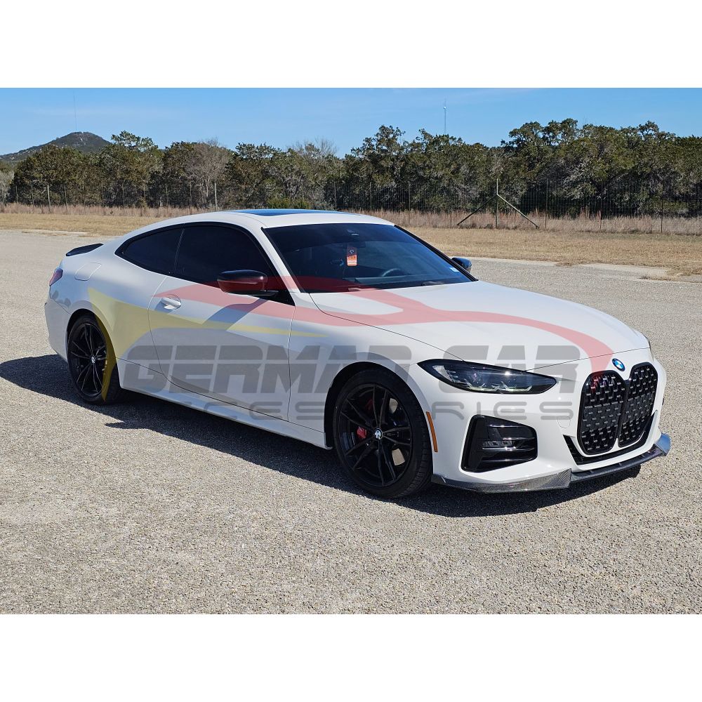 2021 + Bmw 4 - Series Carbon Fiber Fd Style 3 Piece Front Lip | G22/G23 Lips/Splitters
