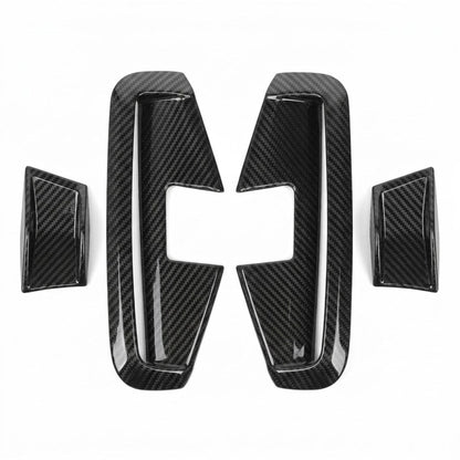 2021-2024 BMW 4-Series Carbon Fiber Front Fog Lamp Canards 4Pcs | G22/G23/G26 - Additional Accessories