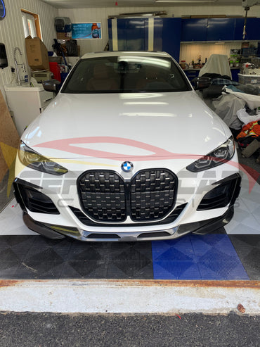 2021 + Bmw 4-Series Carbon Fiber Front Splitters | G22/G23 Lips/Splitters