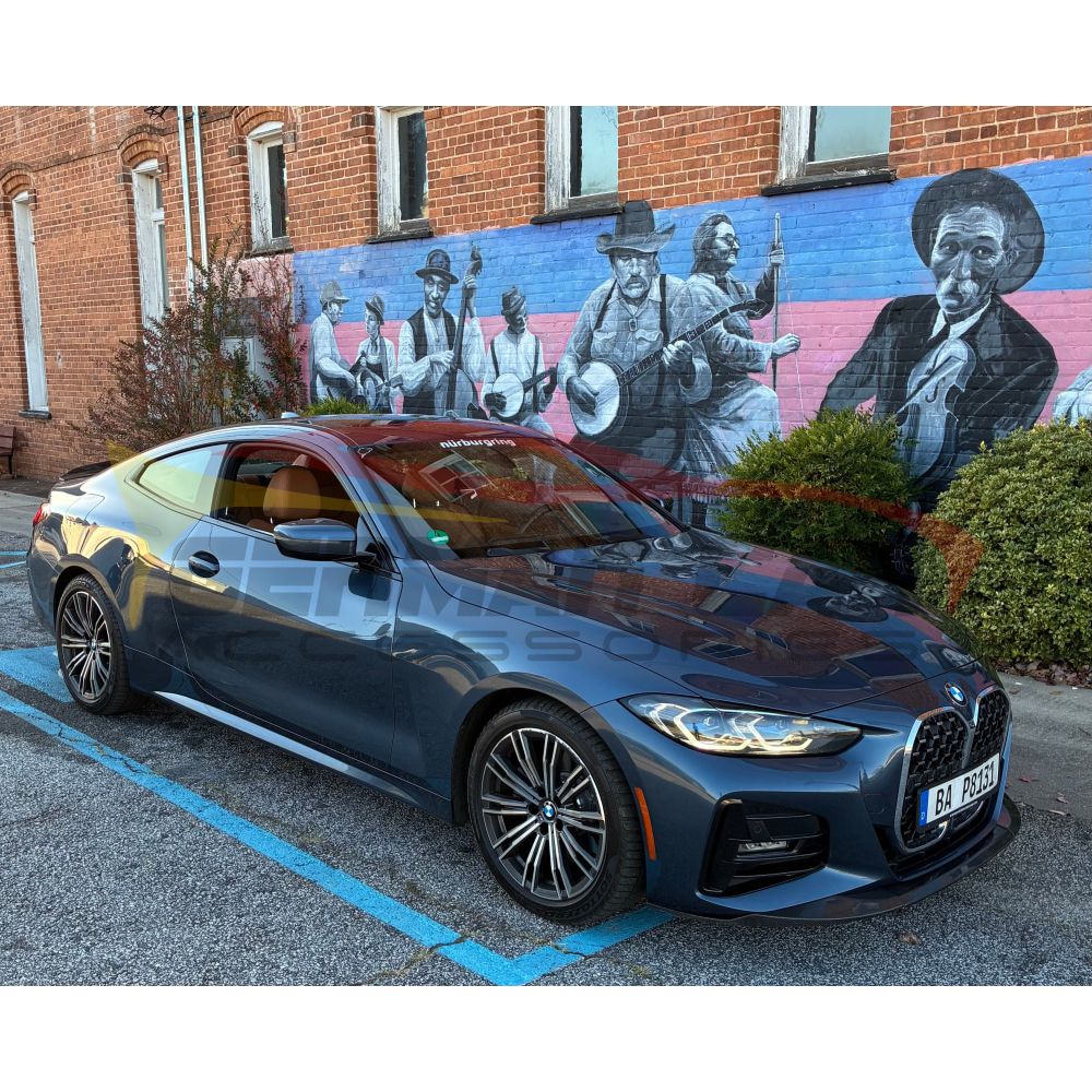2021+ BMW 4-Series Carbon Fiber M Performance Style 3 Piece Front Lip | G22/G23 Front Lips/Splitters