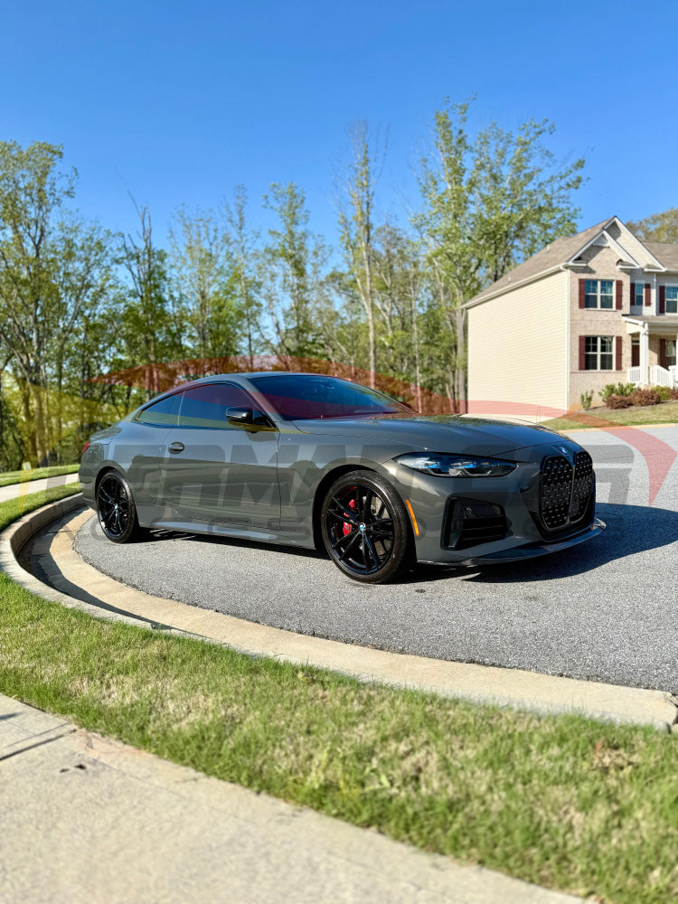 2021+ BMW 4-Series Carbon Fiber M Performance Style 3 Piece Front Lip | G22/G23 Front Lips/Splitters