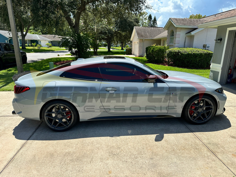 2021+ BMW 4-Series Carbon Fiber M Performance Style 3 Piece Front Lip | G22/G23 Front Lips/Splitters