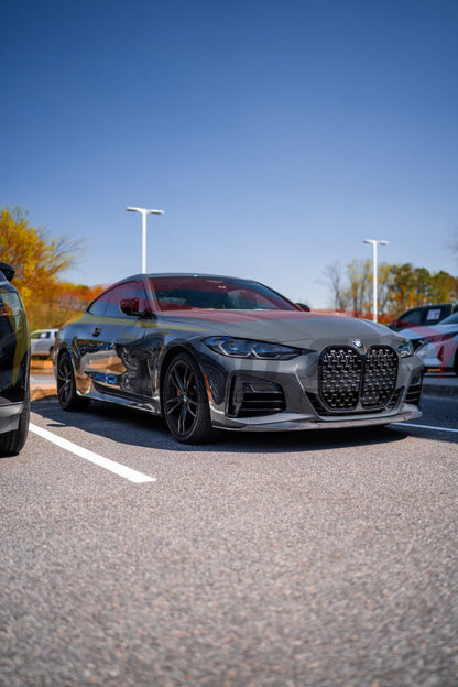 2021+ BMW 4-Series Carbon Fiber M Performance Style 3 Piece Front Lip | G22/G23 Front Lips/Splitters