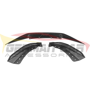 2021+ Bmw 4-Series Carbon Fiber S Style 3 Piece Front Lip | G22/G23 Lips/Splitters