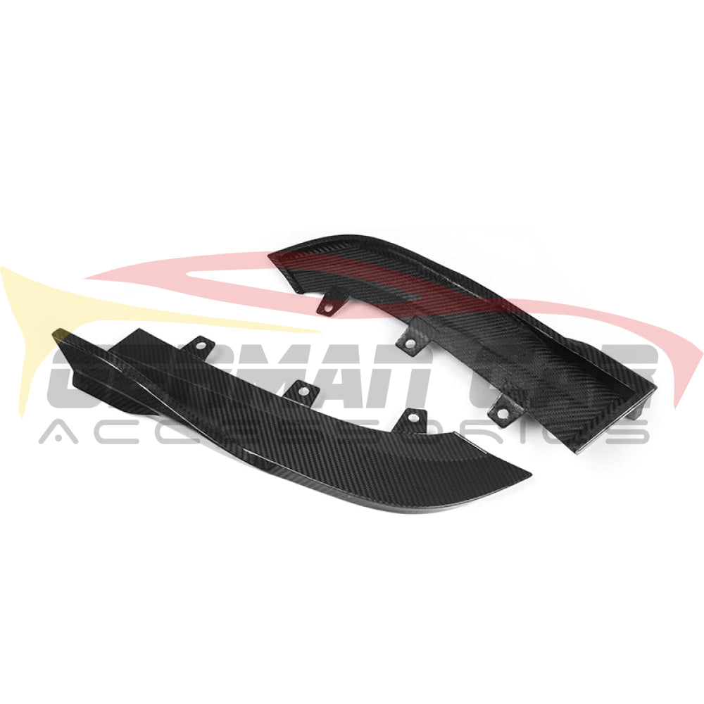 2021+ Bmw 4-Series Carbon Fiber S Style 3 Piece Rear Diffuser | G22/G23 Front Lips/Splitters