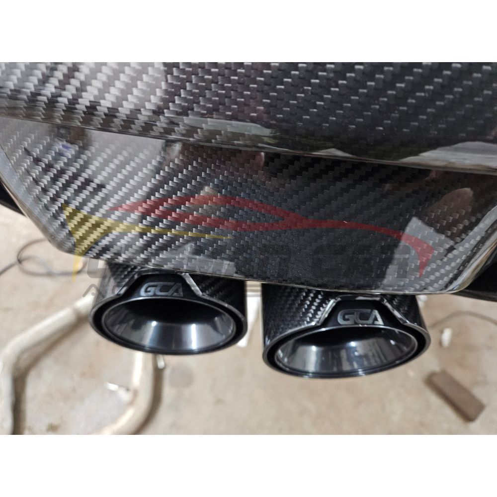 2021 + Bmw 4-Series Carbon Fiber S Style 3 Piece Rear Diffuser | G22/G23 Diffusers