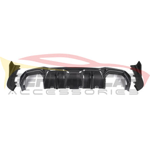 2021+ Bmw 4-Series Carbon Fiber S Style 3 Piece Rear Diffuser | G22/G23 Front Lips/Splitters