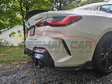 Load image into Gallery viewer, 2021 + Bmw 4-Series Carbon Fiber S Style 3 Piece Rear Diffuser | G22/G23 Diffusers
