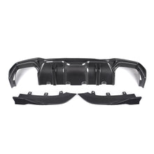 Load image into Gallery viewer, 2021+ Bmw 4-Series Carbon Fiber S Style 3 Piece Rear Diffuser | G22/G23 Front Lips/Splitters
