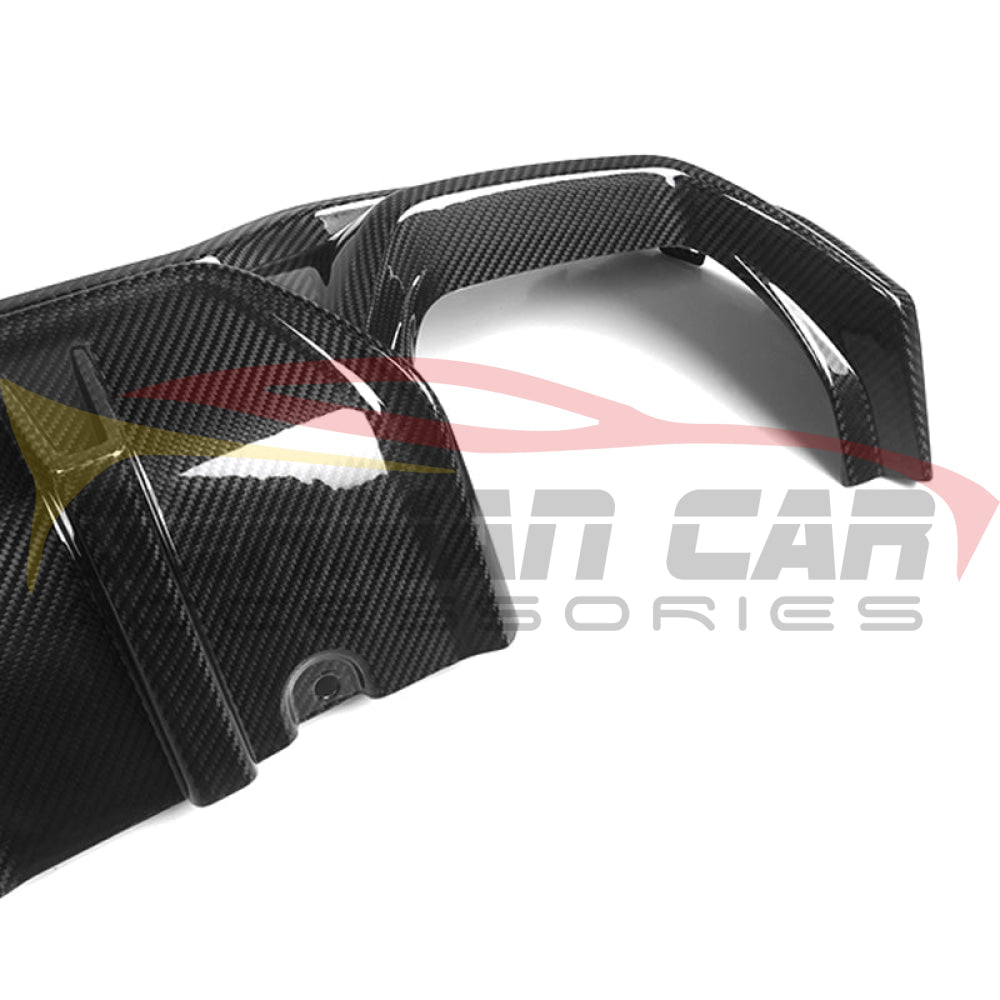 2021+ Bmw 4-Series Carbon Fiber S Style 3 Piece Rear Diffuser | G22/G23 Front Lips/Splitters