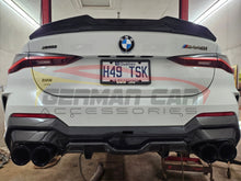 Load image into Gallery viewer, 2021 + Bmw 4-Series Carbon Fiber S Style 3 Piece Rear Diffuser | G22/G23 Diffusers
