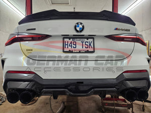 2021 + Bmw 4-Series Carbon Fiber S Style 3 Piece Rear Diffuser | G22/G23 Diffusers