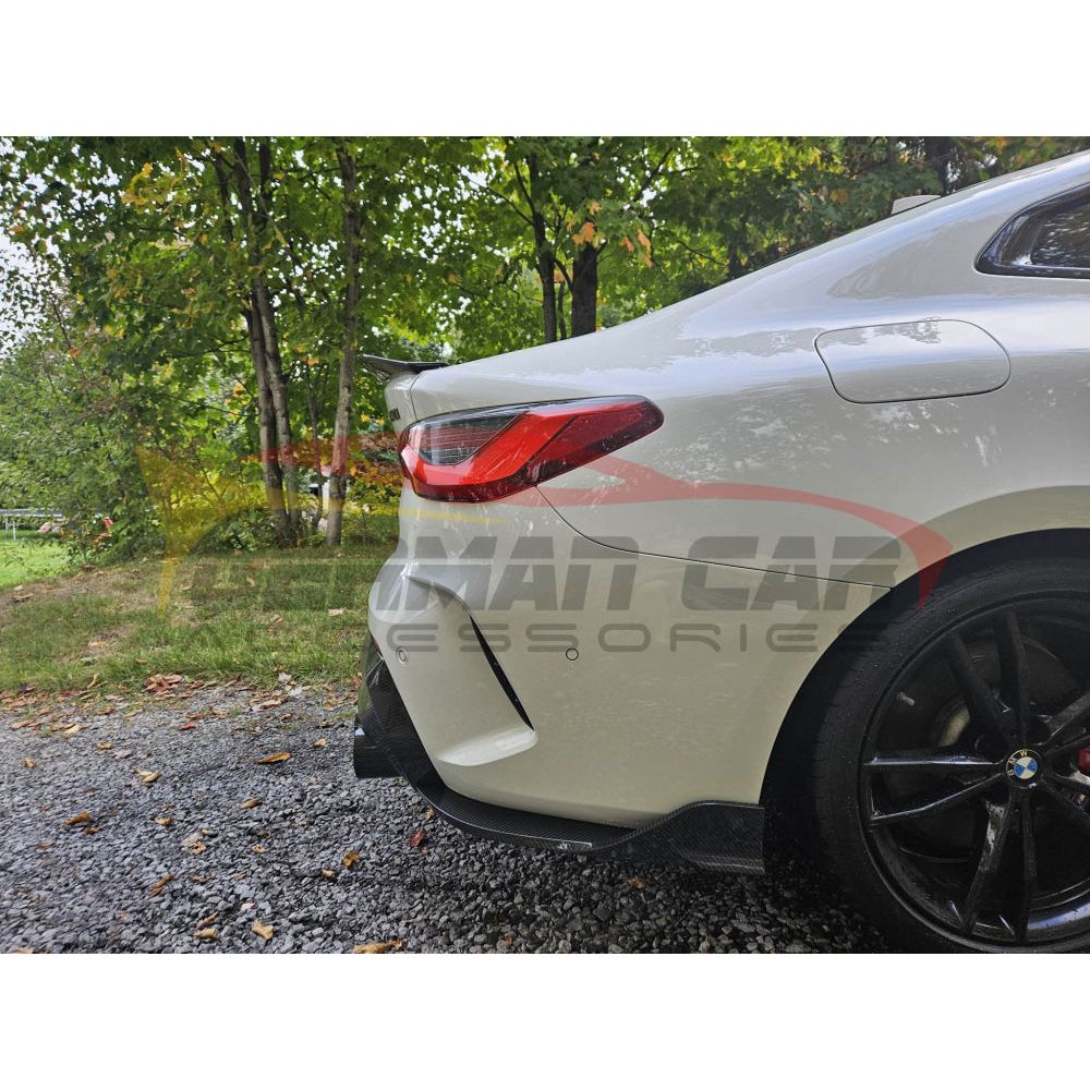 2021 + Bmw 4-Series Carbon Fiber S Style 3 Piece Rear Diffuser | G22/G23 Diffusers