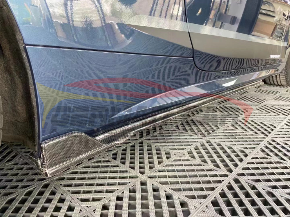 2021+ Bmw 4-Series Carbon Fiber V Style Side Skirts | G22