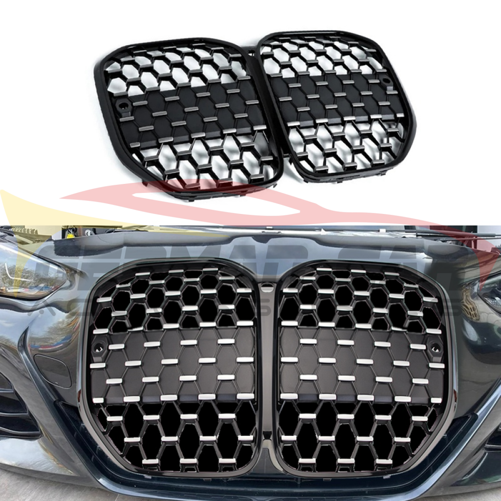 2021+ Bmw 4-Series Diamond Kidney Grilles | G22