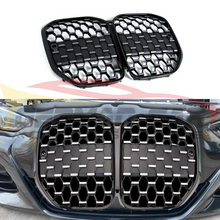 Load image into Gallery viewer, 2021+ Bmw 4-Series Diamond Kidney Grilles | G22
