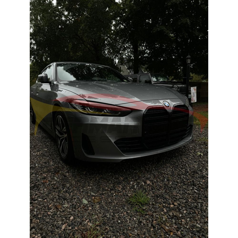 2021 + Bmw 4-Series Gloss Black Dual Slat Kidney Grilles | G26