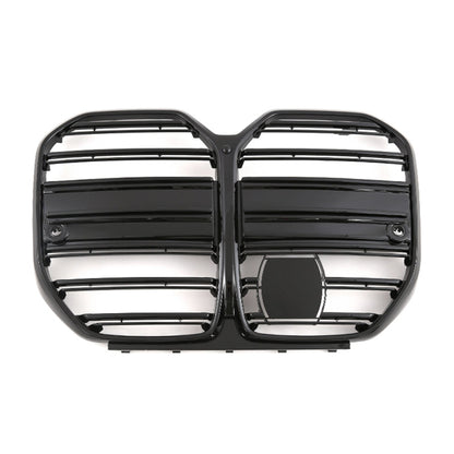 2021+ Bmw 4-Series Gloss Black Dual Slat Kidney Grilles | G26 Yes