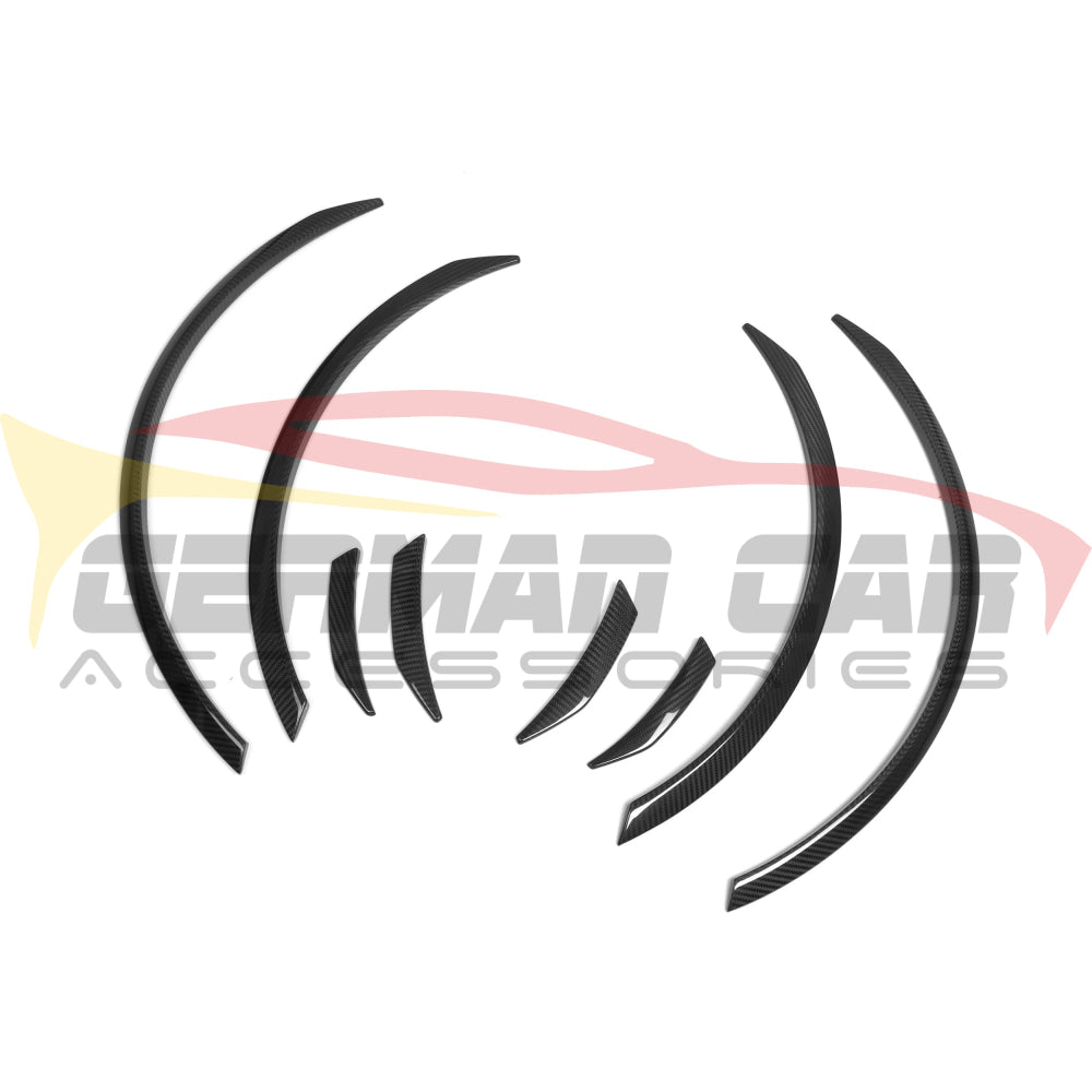 2021-2024 BMW 4-Series MP Style Carbon Fiber Wheel Arches Trim 8Pcs | G22/G23 - Additional Accessories