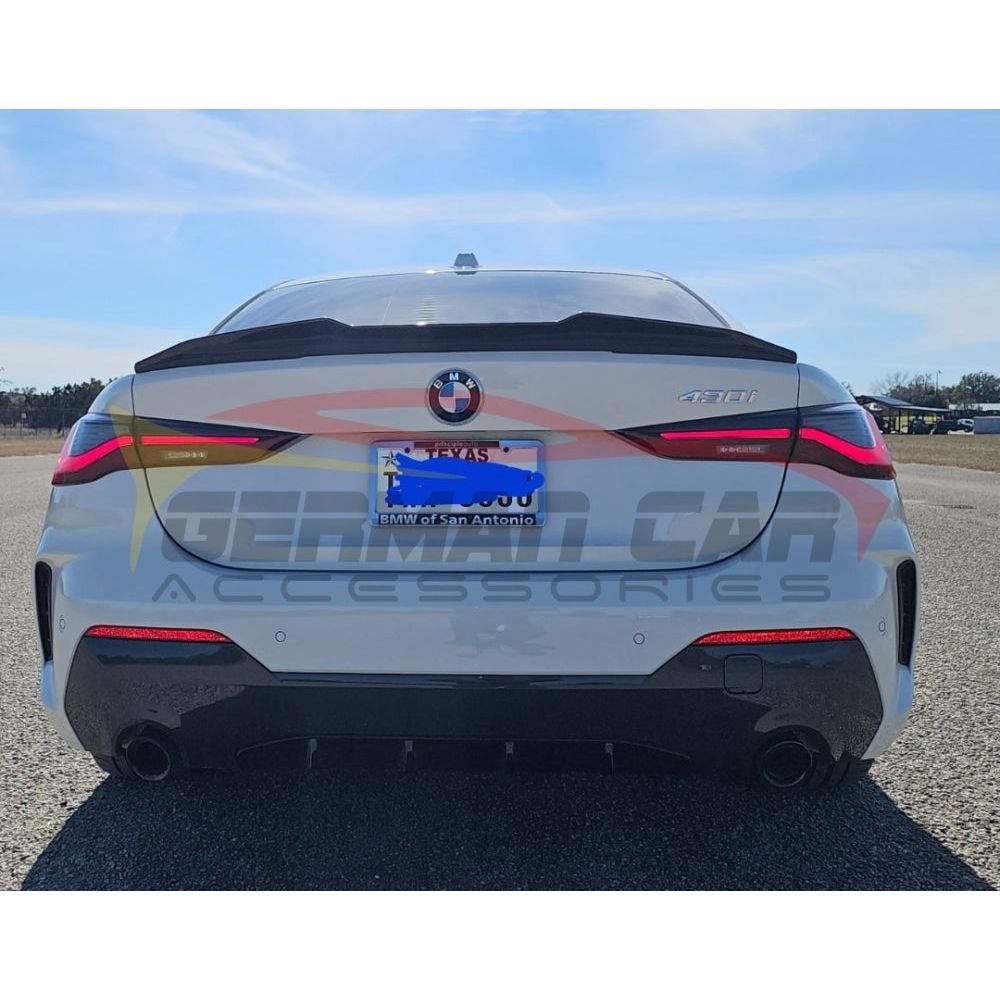 2021 + Bmw 4 - Series/M4 Psm Style Carbon Fiber Trunk Spoiler | G22/G82 Rear Spoilers