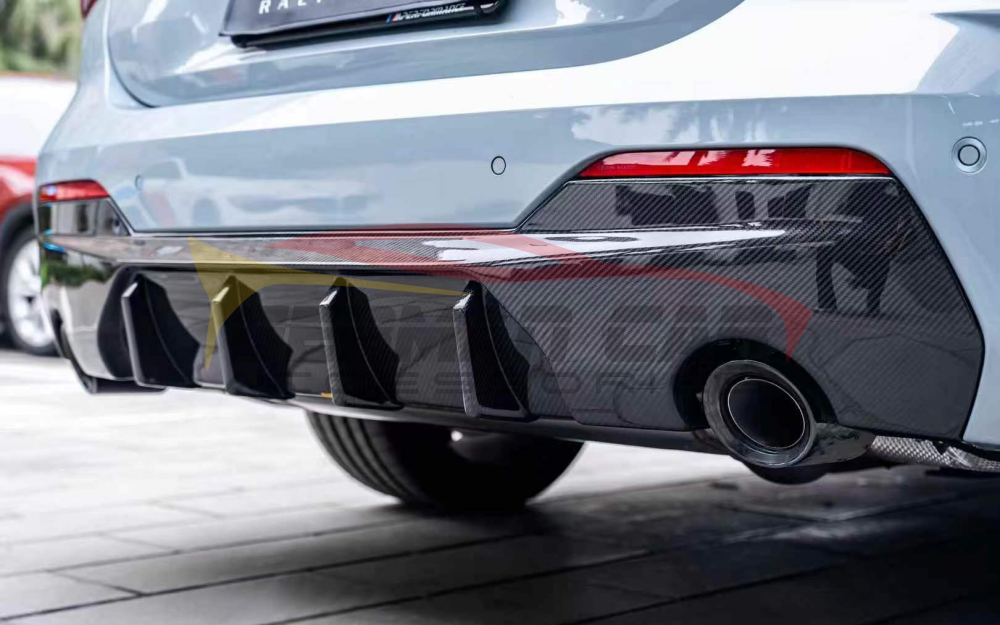 2021+ BMW 4-Series V2 Style Carbon Fiber Rear Diffuser | G22/G23 - Rear Diffusers