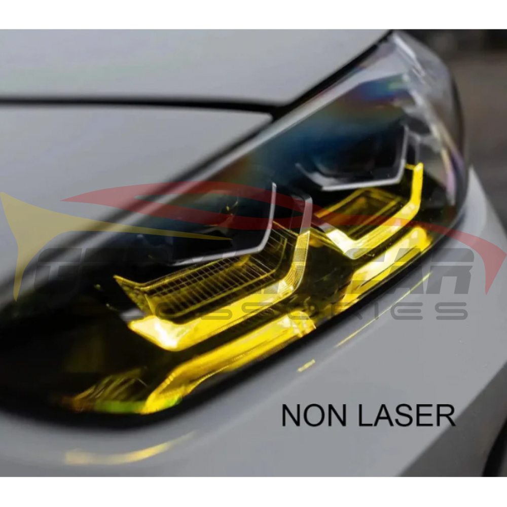 2021 + Bmw M3/M4/4-Series Csl Style Headlights Yellow Drl Modules | G80/G82/G83/G22/G23/G26