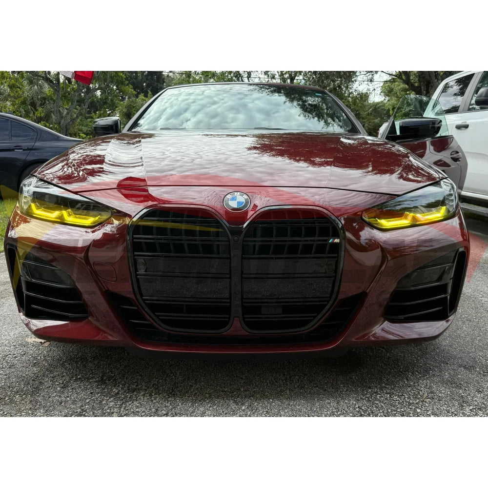 2021 + Bmw M3/M4/4-Series Csl Style Headlights Yellow Drl Modules | G80/G82/G83/G22/G23/G26