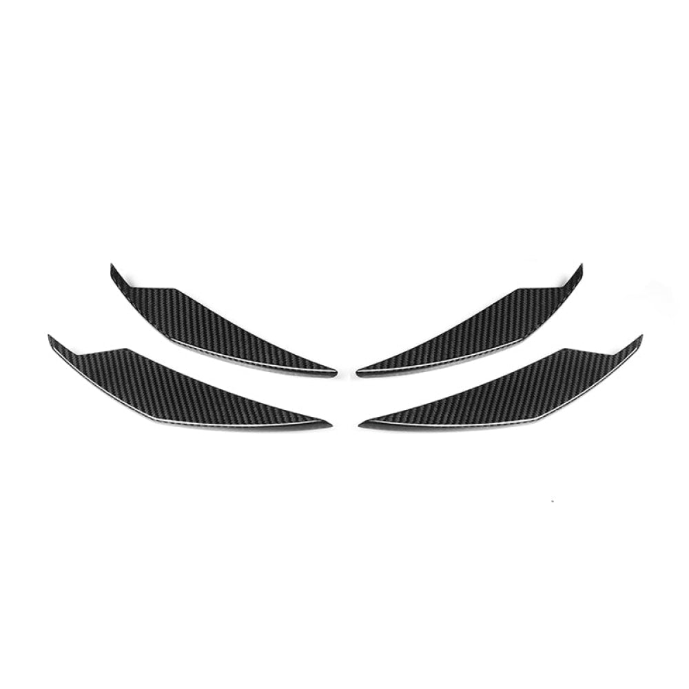 2021+ Bmw M3/M4 Carbon Fiber Ac Style Front Bumper Canards | G80/G82/G83 Additional Accessories