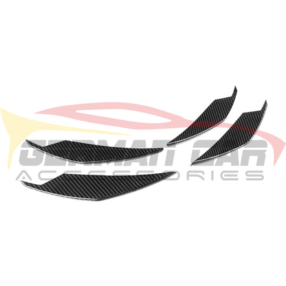 2021+ Bmw M3/M4 Carbon Fiber Ac Style Front Bumper Canards | G80/G82/G83 Additional Accessories