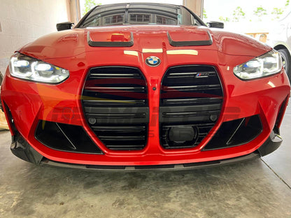 2021+ Bmw M3/m4 Carbon Fiber Front Hood Splitters | G80/g82/g83