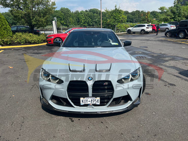 2021+ Bmw M3/m4 Carbon Fiber Front Hood Splitters | G80/g82/g83