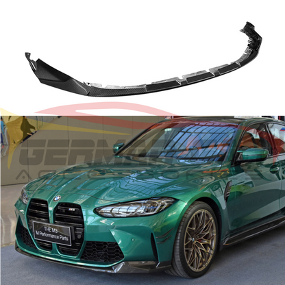 2021+ Bmw M3/m4 Carbon Fiber M Performance Style 3 Piece Front Lip | G80/g82/g83