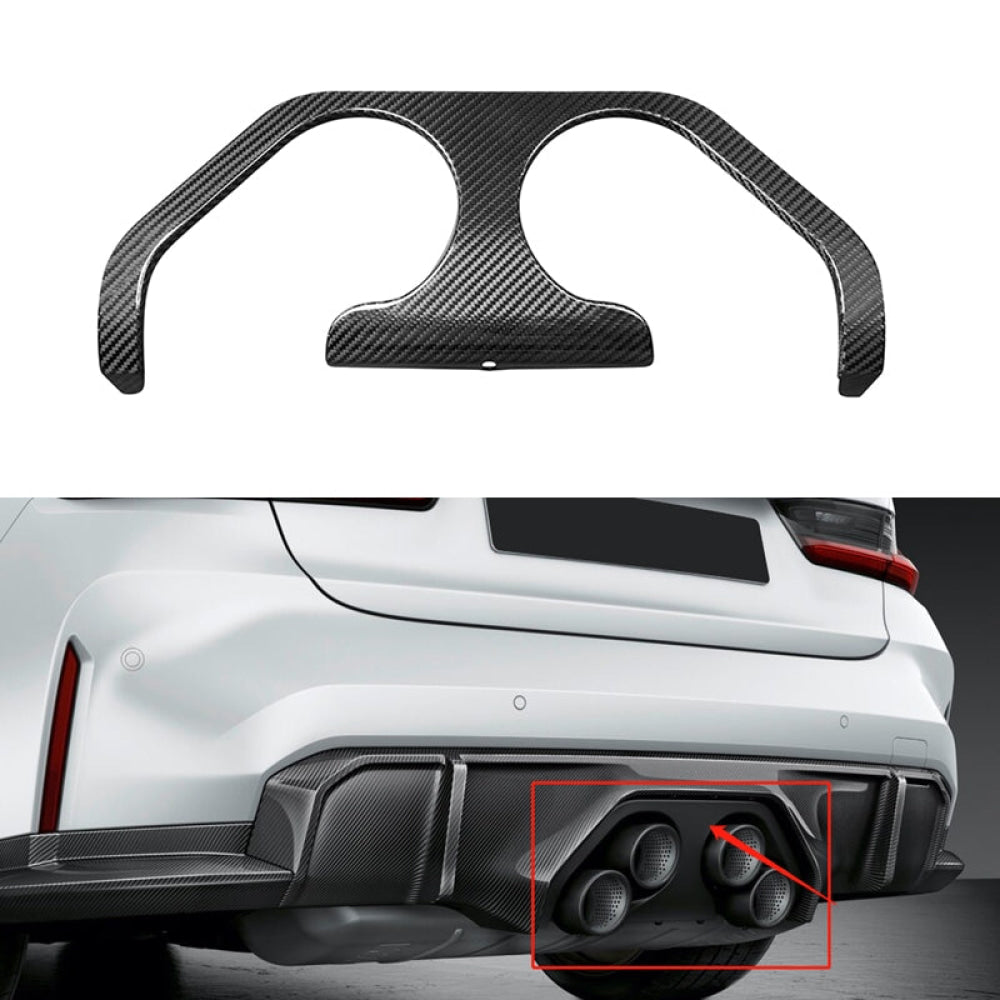 2021+ Bmw M3/m4 Carbon Fiber M Performance Style Diffuser Trim | G80/g82/g83