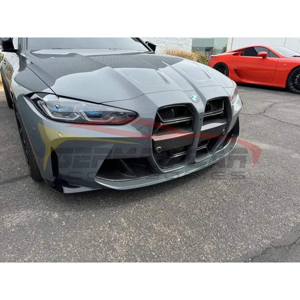 2021 + Bmw M3/M4 Carbon Fiber M Performance Style Front Bumper Air Duct Replacements | G80/G82/G83