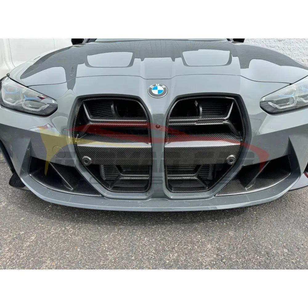 2021 + Bmw M3/M4 Carbon Fiber M Performance Style Front Bumper Air Duct Replacements | G80/G82/G83