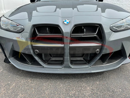 2021 + Bmw M3/M4 Carbon Fiber M Performance Style Front Bumper Air Duct Replacements | G80/G82/G83