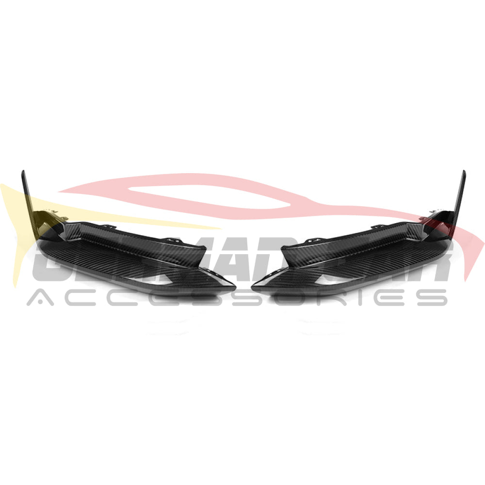 2021+ Bmw M3/m4 Carbon Fiber M Performance Style Rear Bumper Splitters | G80/g82/g83