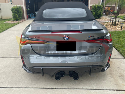 2021+ Bmw M3/M4 Carbon Fiber M Performance Style Rear Bumper Splitters | G80/G82/G83 Additional
